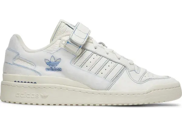 Кроссовки Adidas Forum Low Off White Blue Bird